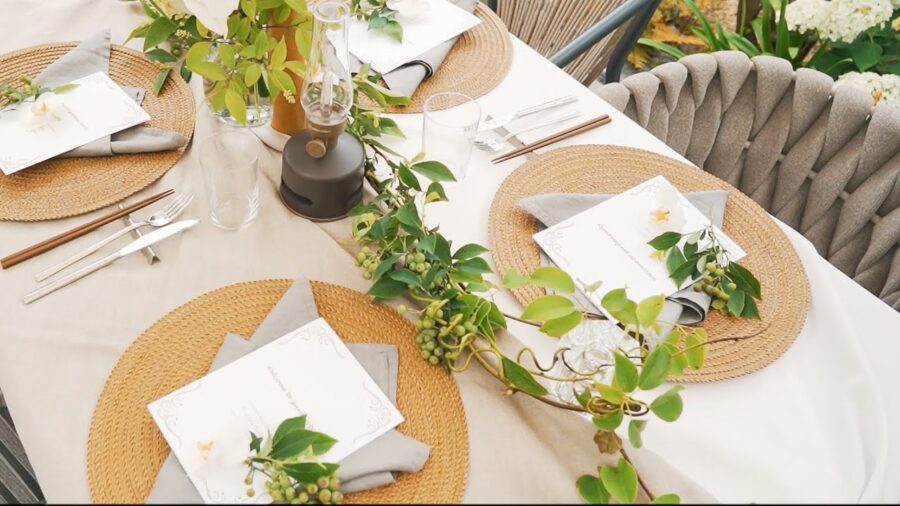 Home garden party