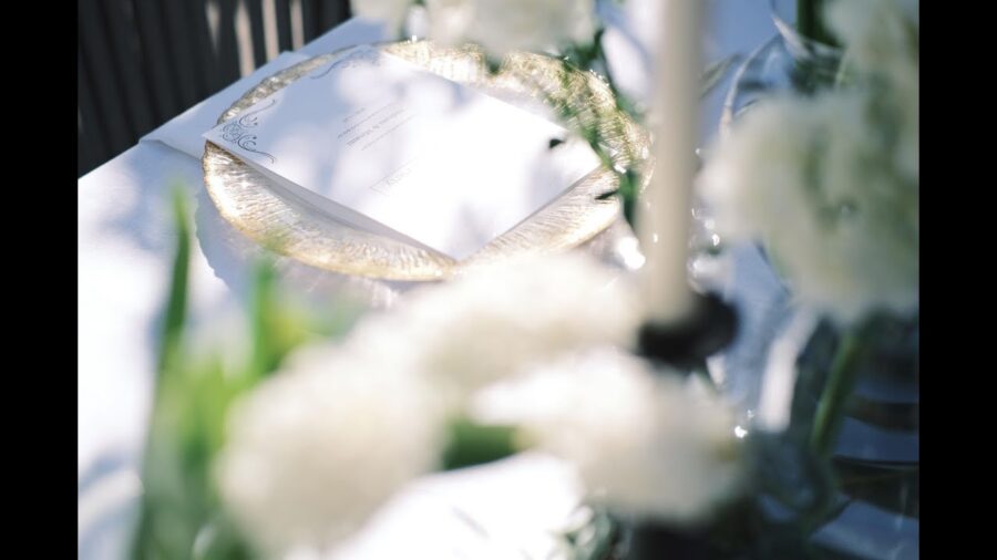 Home garden wedding